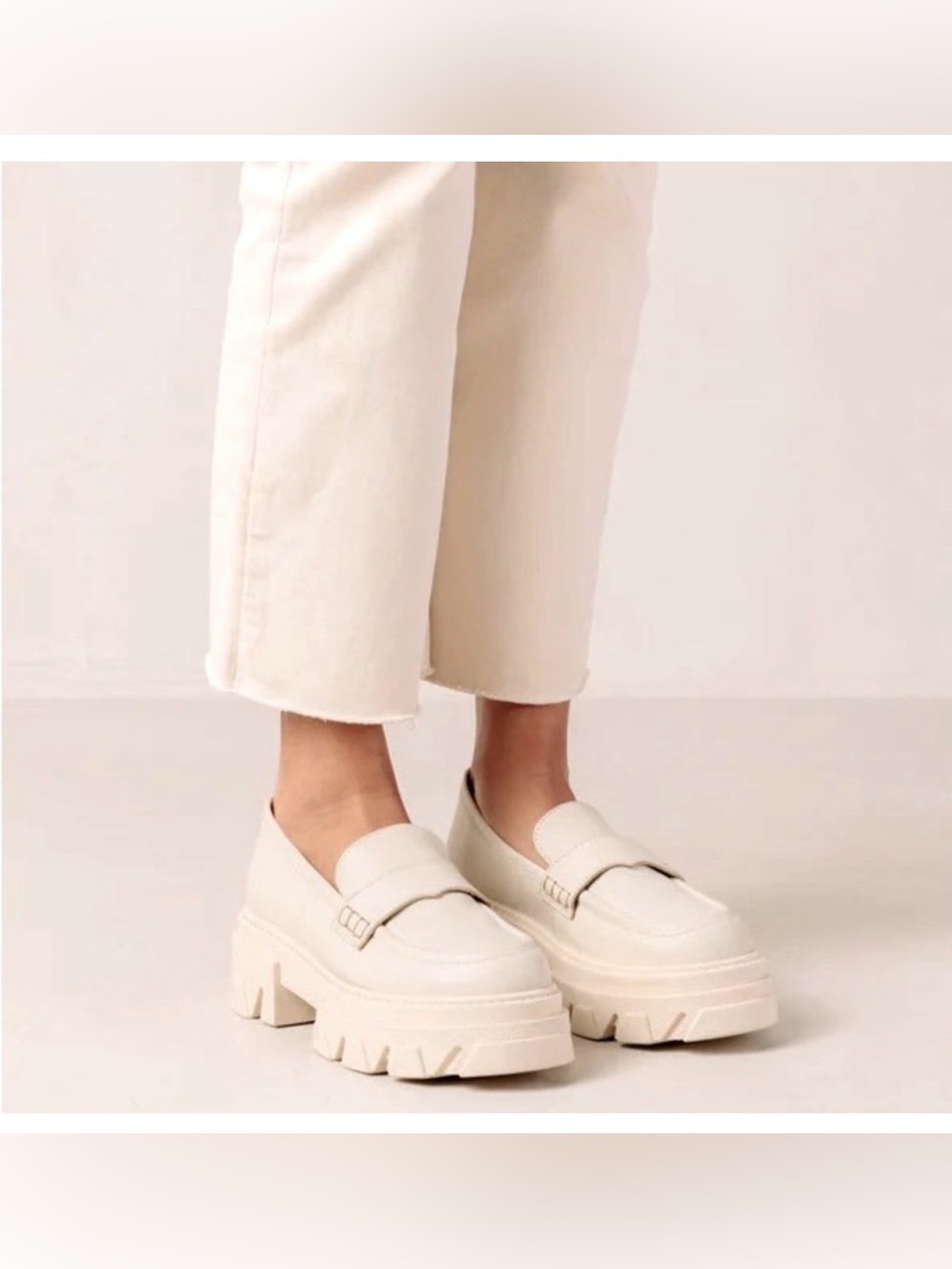 ALOHAS Shoes | Trailblazer Loafers - Cream (size EU42)